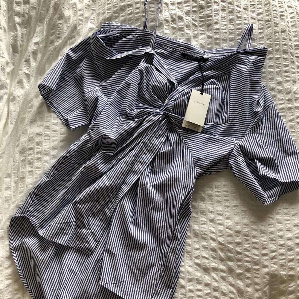 Zara - knotted shirt with thin straps